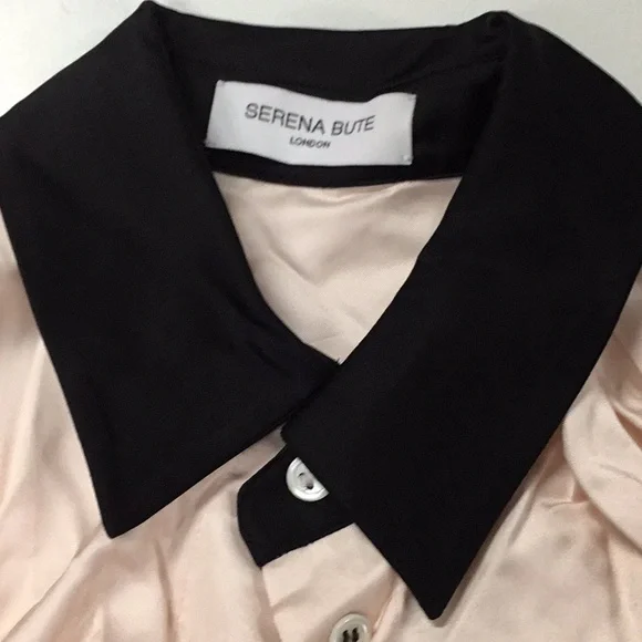 Serena Bute Pink Button Up Shirt and Pants Set - Picture 5 of 6